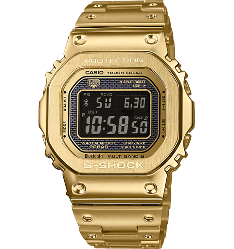 g shock black and gold bluetooth
